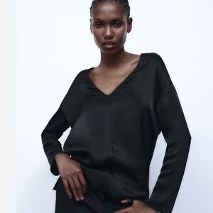 Zara Satin Blouse